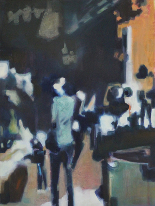 Begegnung, Öl auf Leinwand, 80x60 cm, 2014